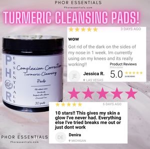 Complexion Correction Turmeric Exfoliating Cleansing Pads 30 pads